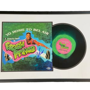 WILL SMITH FRESH PRINCE OF BEL AIR SIGNED FRAMED VINYL ALBUM AUTOGRAPH BECEKTT Collectible Memorabilia