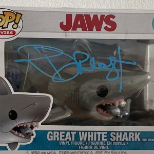 RICHARD DREYFUSS JAWS SHARK TANK SIGNED 759 FUNKO FIGURE AUTOGRAPH PROOF BECKETT Collectible Memorabilia