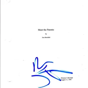 BEN STILLER SIGNED MEET THE PARENTS FULL 122 PAGE SCRIPT AUTHENTIC AUTOGRAPH COA Collectible Memorabilia