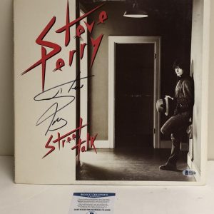 STEVE PERRY SIGNED STREET TALK ALBUM VINYL LP AUTHENTIC AUTOGRAPH BECKETT COA Collectible Memorabilia