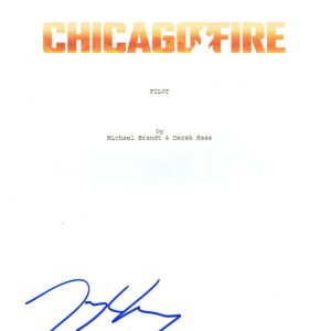 TAYLOR KINNEY SIGNED CHICAGO FIRE PILOT EPISODE SCRIPT AUTHENTIC AUTOGRAPH COA Collectible Memorabilia