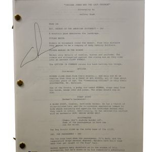 GEORGE LUCAS SIGNED INDIANA JONES AND THE LAST CRUSADE VINTAGE AUTO BECKETT A Collectible Memorabilia