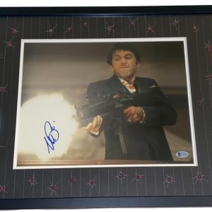 AL PACINO SCARFACE TONY MONTANA FRAMED SIGNED 11X14 PHOTO AUTOGRAPH BECKETT Collectible Memorabilia