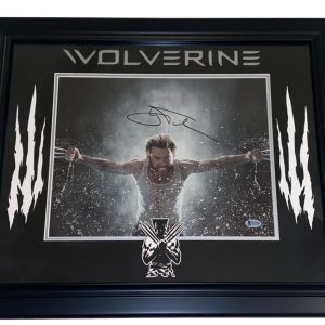 HUGH JACKMAN X-MEN WOLVERINE SIGNED 11X14 FRAMED PHOTO AUTOGRAPH BECKETT COA Collectible Memorabilia