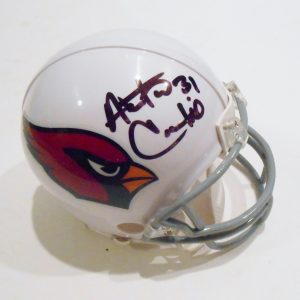 Antonio Cromartie Signed Arizona Cardinals Football Mini Helmet w/COA Collectible Memorabilia