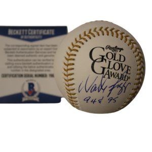 Wade Boggs Signed Official Gold Glove Baseball w/Beckett COA Y80289 Red Sox Collectible Memorabilia