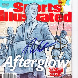 CHICAGO CUBS THEO EPSTEIN SIGNED SPORTS ILLUSTRATED 11/21/2016 4C Collectible Memorabilia