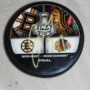 2013 BOSTON BRUINS JAY PANDOLFO SIGNED STANLEY CUP PUCK ZZ Collectible Memorabilia