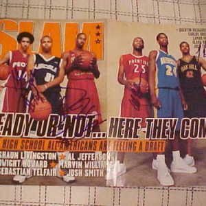 SLAM MAGIC HOWARD SIGNED SIGNED MAGAZINE 3 MORE PLAYER Collectible Memorabilia