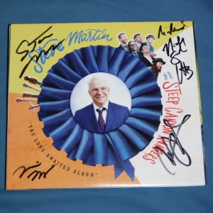 STEVE MARTIN + THE STEEP CANYON RANGERS SIGNED LONG AWAITED ALBUM CD COVER 3B Collectible Memorabilia