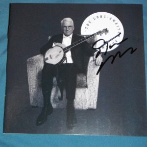 STEVE MARTIN SIGNED LONG AWAITED ALBUM CD COVER SITTING IN COUCH WITH BANJO 4C Collectible Memorabilia