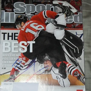 CHICAGO BLACKHAWKS MARCUS KRUEGER SIGNED SPORTS ILLUSTRATED MAGAZINE Collectible Memorabilia