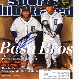 DETROIT TIGERS PRINCE FIELDER SIGNED SPORTS ILLUSTRATED 6/17/2013 Collectible Memorabilia