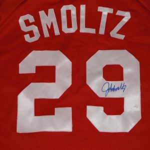 ATLANTA BRAVES JOHN SMOLTZ SIGNED JERSEY Collectible Memorabilia