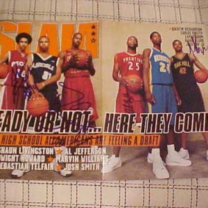 SLAM DWIGHT HOWARD SIGNED SIGNED MAGAZINE+3 JOSH SMITH Collectible Memorabilia