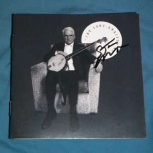 STEVE MARTIN SIGNED LONG AWAITED ALBUM CD COVER SITTING IN COUCH WITH BANJO Collectible Memorabilia