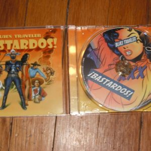 BLUES TRAVELER JOHN POPPER SIGNED BASTARDOS CD COVER Collectible Memorabilia