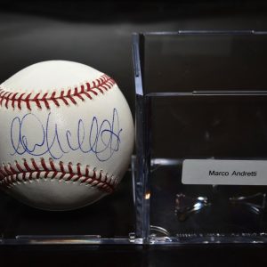 MARCO ANDRETTI signed autographed RAWLINGS baseball Collectible Memorabilia