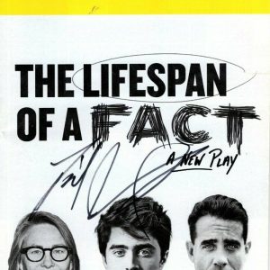 DANIEL RADCLIFFE signed autographed THE LIFESPAN OF A FACT playbill Collectible Memorabilia