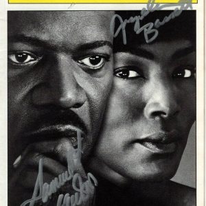 SAMUEL L. JACKSON and ANGELA BASSETT signed autographed THE MOUNTAINTOP playbill Collectible Memorabilia