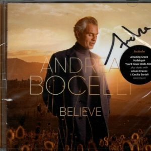 ANDREA BOCELLI signed autographed BELIEVE CD Collectible Memorabilia