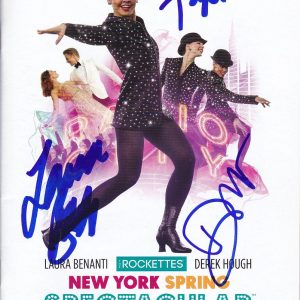 LAURA BENANTI DEREK HOUGH TAYLOR FREY signed autographed playbill Collectible Memorabilia