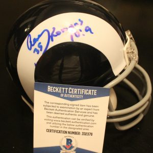 Aeneas Williams Signed St. Louis Rams Mini Helmet w/Beckett COA Z02376