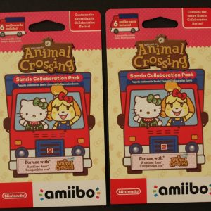 NEW LISTINGAnimal Crossing Sanrio Amiibo SEALED Card Pack Hello Kitty English In Hand 2PKS