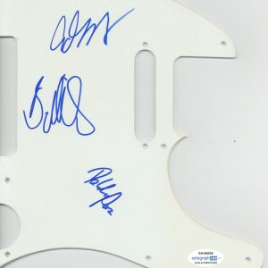 Delila Paz & Edgey Pires "The Last Internationale" AUTOGRAPH Signed Pickguard