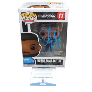 Bubba Wallace Jr Signed Nascar #11 Funko Pop w/Beckett COA Y76313 BAS