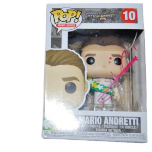MARIO ANDRETTI signed (RACING) Legend Figurine FUNKO POP #10 BECKETT BAS Y75139