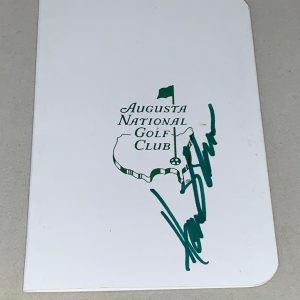 Henrik Stenson PGA signed Masters Augusta National Golf Club Scorecard
