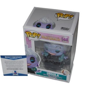 PAT CARROLL signed (THE LITTLE MERMAID) Ursula Funko Pop #568 BECKETT BAS