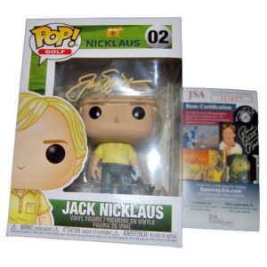 JACK NICKLAUS signed (FUNKO POP) Golden Bear PGA *AUGUSTA* JSA LL18375