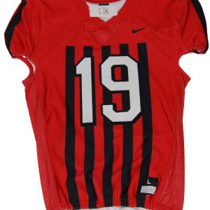 Nike Digital Vapor Pro Football Jersey #19 Men's Large Red Black $120 845923
