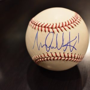 MICHAEL ANDRETTI signed autographed RAWLINGS baseball