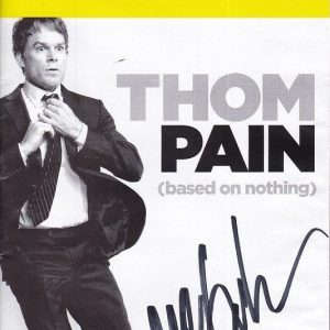 MICHAEL C. HALL signed autographed THOM PAIN playbill