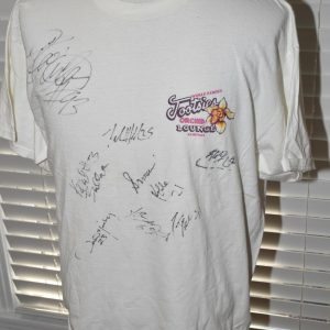 2004 TENNESSEE TITANS TEAM signed autographed TOOTSIE'S ORCHID LOUNGE T-Shirt