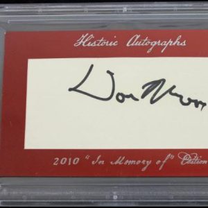 Angels Donnie Moore Signed Authentic Cut, 'In Memory Of' Edition PSA/DNA Slabbed