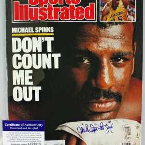 Boxing Michael Spinks Authentic Signed Sports Illustrated 1988 PSA/DNA #M53918