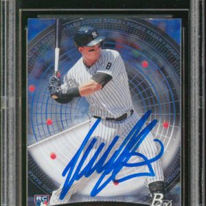 Yankees Tyler Austin Signed 2017 Bowman Platinum Rookie #RRTA Card BAS Slabbed