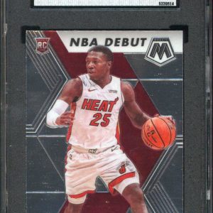 Heat Kendrick Nunn 2019 Panini Mosaic #268 NBA Debut Card Graded Gem 10! SGC
