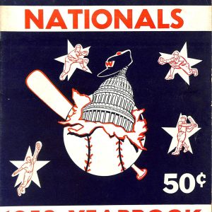 Washington Nationals 1953 Official Yearbook Program Unsigned