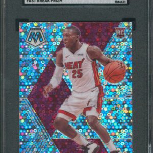 Kendrick Nunn 2019 Panini Mosaic #234 Fast Break Prizm Disco Card 10 SGC