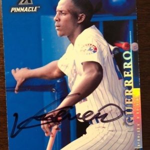 Vladimir Guerrero signed autographed baseball card 1998 Pinnacle