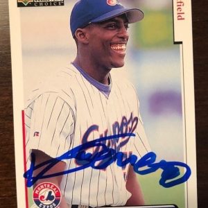 Vladimir Guerrero signed autographed card 1998 Upper Deck Collectors Choice