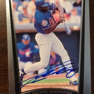 Vladimir Guerrero signed autographed card 1999 Upper Deck