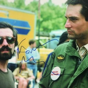 Robert Deniro Martin Scorsese signed autographed 11x14 photo Taxi Driver COA