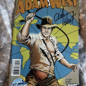 Adam West signed autographed Comic Book Batman Indiana Jones