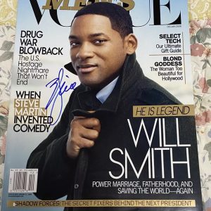 Will Smith signed autographed Vogue Magazine